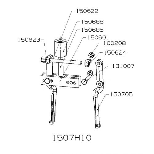 CONJUNTO HIDRÁULICO DE INTERIORES PARTE MECÁNICA FORZA SERIE 1500H